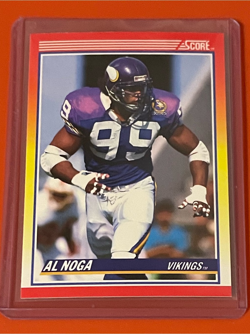 Al Noga #278 [Rookie] 1990 Score Football Trading Card